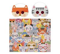 Petit Collage Decoder Puzzle Animal Festival