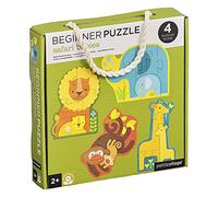 Petit Collage PTC339 Safari Babies Beginner Puzzle, Multi (US IMPORT)