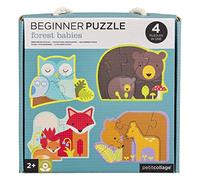 Petit Collage PTC340 Forest Babies Beginner Puzzle, Multi