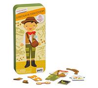 Petit Collage PTC478 Magnetic Dress Up - Dino Discovery Play Set, Multi
