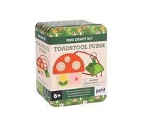 Petit Collage: Toadstool Purse Felt Craft Kit with Frog Charm