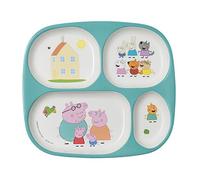Petit Jour Paris - 4-Compartment Serving Tray Peppa Pig - to Increase The sens of Taste!