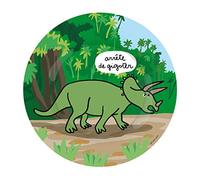 Petit Jour Paris - Dessert Plate Dinosaurs Triceratops - Perfect for The Dessert!