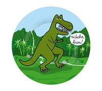 Petit Jour Paris - Dessert Plate Dinosaurs Tyrannosaurus - Perfect for The Dessert!