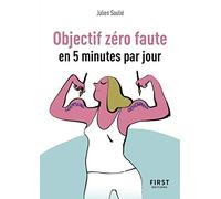 Petit Livre Objectif zéro faute en 5 minutes par jour