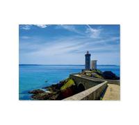 Petit Minou Lighthouse at the Strait of Brest (France)，Puzzle 1000 Piece Jigsaw Puzzles for Adults, Difficult Puzzle for Kids Teenagers Educational Game Toys Gift for Home Travel（50x70cm）-AO39