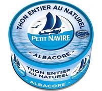 Petit Navire Thon Integer Au Naturel Albacore 132g (Pack of 5)