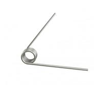 Petit ressort de torsion en acier inoxydable, Torsion Springs Stainless Steel V-Shaped 0.4x4.5mm 20mm 5 pcs 45-270°(Left,0.4x4.5mm 2 Laps (60°))