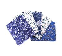 Petit Studio Blue Themed Pack Of 5 Cotton Fat Quarters - Sewing Online Fa232