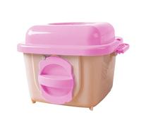 Petit transporteur Pour animaux de compagnie - Cage Portable Respirante Pour Hamster, Chinchilla, Furet, Herisson, Gerbille, Sac de Transport Sécurisé Avec poignée