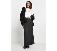 PixieGirl Petite Black Belted Utility Maxi Skirt Petite