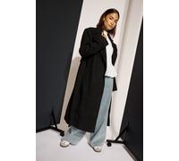 Petite Belted Wrap Coat PixieGirl Black 14