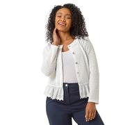 Petite Broderie Hem Stretch Top Roman Ivory 16