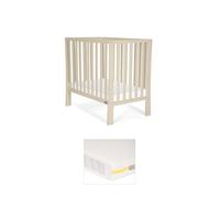 Petite Cot Bundle with Essential Pocket Spring Mattress - Cashmere Cashmere