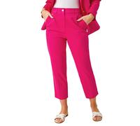 Petite Cotton Ankle Grazer Tapered Trousers Roman Pink 14