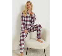 Petite Cotton Check Pyjama Set PixieGirl Ivory 10-12