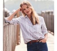 Petite Cotton Oxford Shirt lands end Multi 14-16