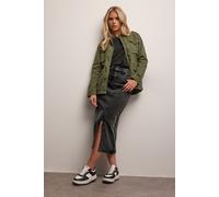 Petite Denim Midi Skirt PixieGirl Black 14