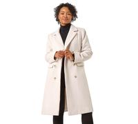 Petite Double Breasted Coat Roman Ivory 8