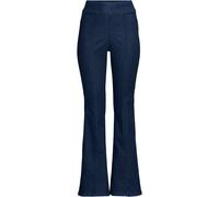 Petite Flared Pull-on Jeans, High Waisted lands end Dark Indigo 18
