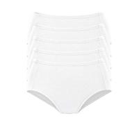 Petite Fleur 5 Pack of Full Briefs Apricot