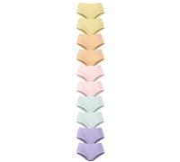 Petite Fleur Pack of 10 High Waist Briefs Assorted