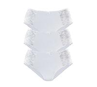 Petite Fleur Pack of 3 Midi Briefs 3 X White