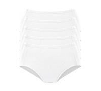 Petite Fleur Pack of 5 High-Waist Briefs Blue