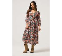 Petite Floral Midi Tea Dress PixieGirl Blue 8