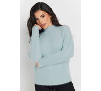 Petite Fluffy Knitted Jumper PixieGirl Blue 16-18