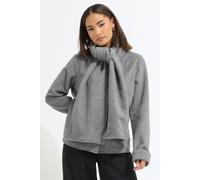 Petite Formal Scarf Coat PixieGirl Dark Grey 8