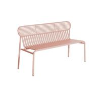 W nd Garden Bench with backrest Petite Friture Blush - 3701128114545