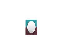 Petite Friture Wander Mirror 40x55 Emerald/ Cherry