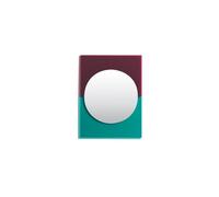 Petite Friture Wander Mirror 67x90 Emerald/ Cherry