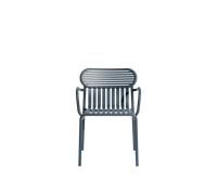 Petite Friture WEEK-END Dining Chair With Armrests Gray Blue