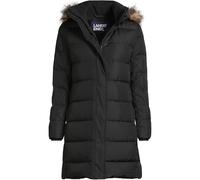 Petite Hooded Down Coat lands end Black 10-12