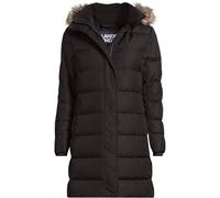 Petite Hooded Down Coat lands end Brown 8