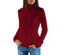 Petite Jumpers Turtleneck Sweater Women Winter Knitted Wool Knit Bottom Female Long Sleeve Thick Loose Pullover Womens Jumpers Size 18 Sales Essentials Hoodie Plus Size Christmas Sweater Women