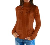 Petite Jumpers Turtleneck Sweater Women Winter Knitted Wool Knit Bottom Female Long Sleeve Thick Loose Pullover Womens Jumpers Size 18 Sales Essentials Hoodie Plus Size Christmas Sweater Women