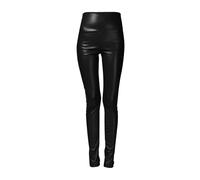 Petite Leather Look Leggings for Women High Rise Stretchy Faux LeatherPants for Women Winter Leggings Faux Leather Pu Trousers Plain Stretchy High Waisted Legging Stretch Trousers Pants