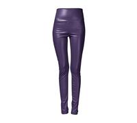 Petite Leather Look Leggings for Women High Rise Stretchy Faux LeatherPants for Women Winter Leggings Faux Leather Pu Trousers Plain Stretchy High Waisted Legging Stretch Trousers Pants