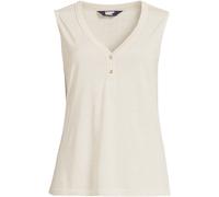 Petite Linen Blend Sleeveless Top lands end Cream 20-22