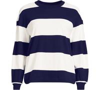 Petite Long Sleeve Mariner Crew Neck Top lands end Navy 14-16