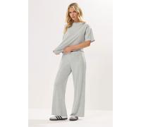Petite Marl Soft Touch Pintuck Trousers PixieGirl Grey 16