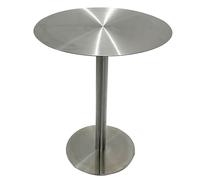 Petite Metal Accent Table Industrial Style Stainless Steel Side Table Multifunctional Living Room & Bedroom Nightstand Balcony Decor - Stylish & (Color: A)
