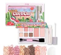 Petite 'N Pretty Cacticali Makeup Set for Beginners, Petite N Pretty for Kids, Teens and Tweens - Natural Eye and Cheek Palette and Lip Gloss 1