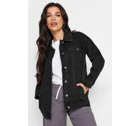 Petite Oversized Denim Jacket PixieGirl Black 12