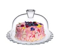 Petite Patisserie Cake Plate With Glass Dome Ø 26.4 Cm | Pasabache | Buffet