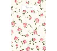 Petite Rose Garden To Do List: A delicate and charming to do list notebook cover featuring scattered pink roses with green leaves on a light cream background.