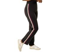 Petite Side Stripe Stretch Trouser Roman Black 18
